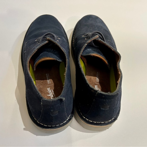 Florsheim Navy Blue Leather Boy Shoes (Size 7) - Picture 3 of 7